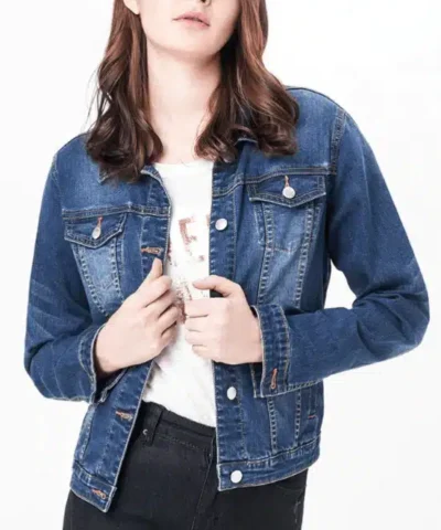Women's Amelia Denim Jacket. Plus Size