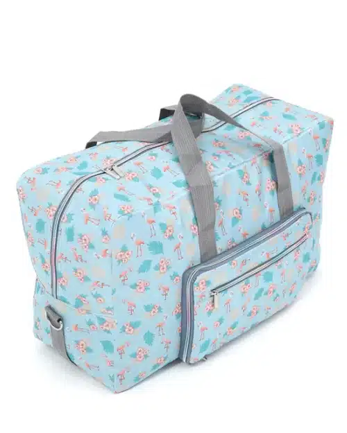 Multicolor Animal Graphic Print Foldable Large Travel Bag