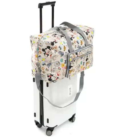 Multicolor Animal Graphic Print Foldable Large Travel Bag