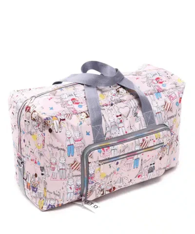 Multi Graphic Print Foldable Large Travel Bag
