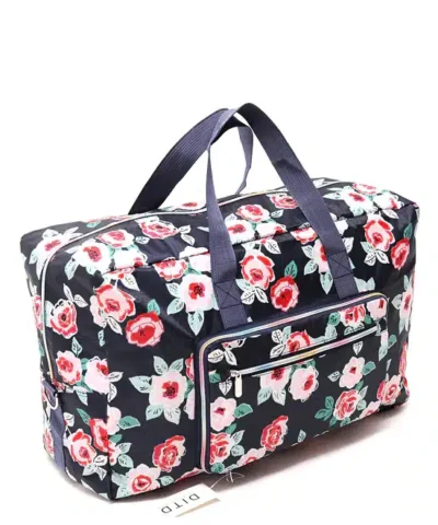 Multi Graphic Print Foldable Large Travel Bag