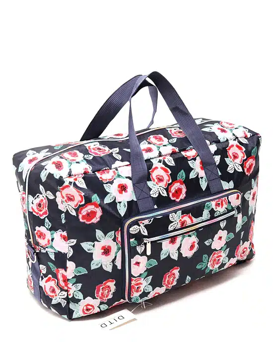 Multi Graphic Print Foldable Large Travel Bag