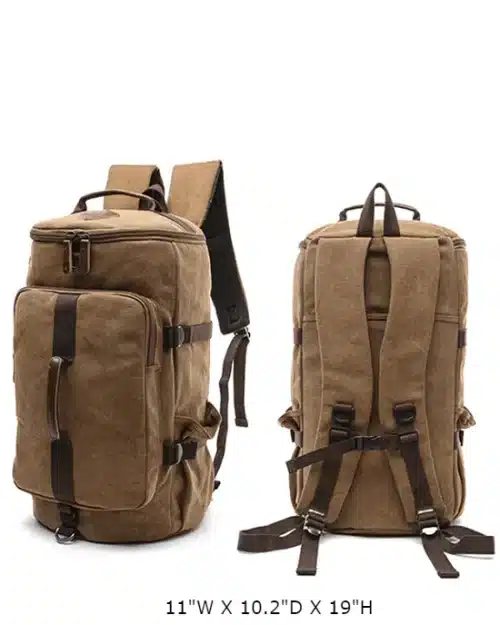 Men's Canvas Travel Backpack Duffel