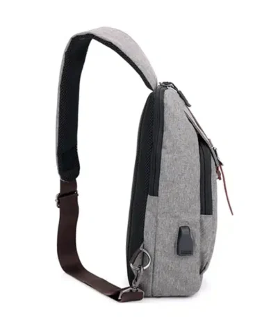 Men's USB Charging Chest Pack Messenger Bag