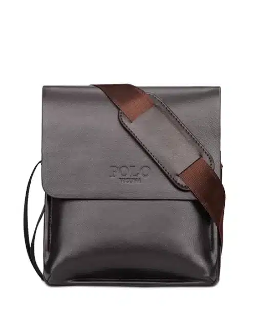 Men's Leather Business Messenger Bag