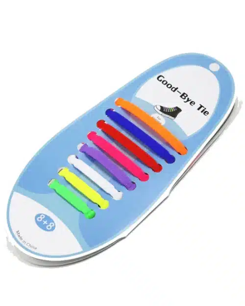 Fashionable 10 Color Lot Elastic Silicone Shoelaces For Men and  Women Lacing Shoes
