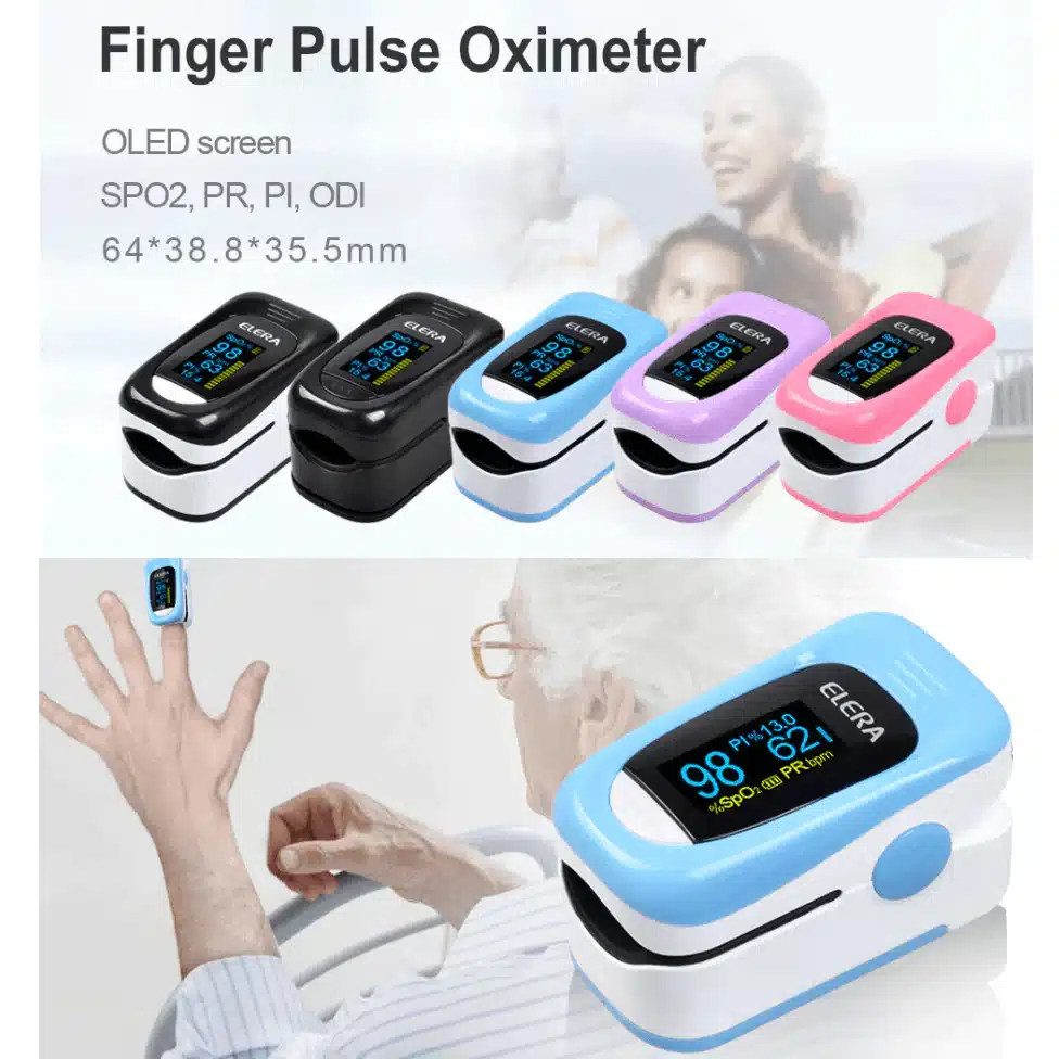 Elera Finger Pulse Oximeter-160C With Case