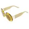 Linda Farrow Women's Round Sunglasses
