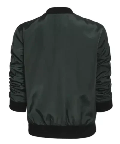 Women's Basic Bomber Long Sleeve Jacket