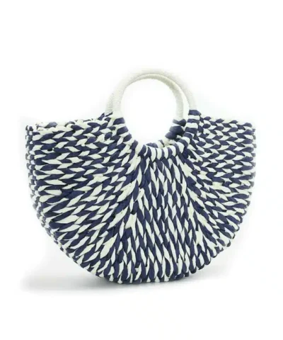 Women's Pompon Beach Weaving Ladies Straw Totes