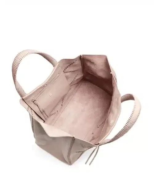 Callista Iconic Cross-Stitch Leather Tote