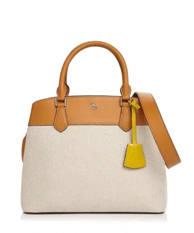 Tory Burch Robinson Canvas Color-Block Tote
