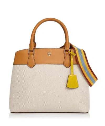 Tory Burch Robinson Canvas Color-Block Tote