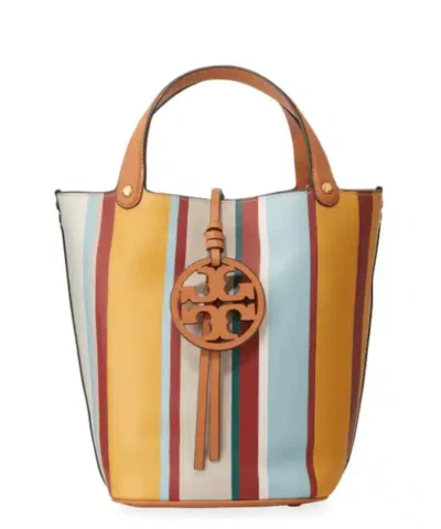Tory Burch Miller Striped Bucket Bag
