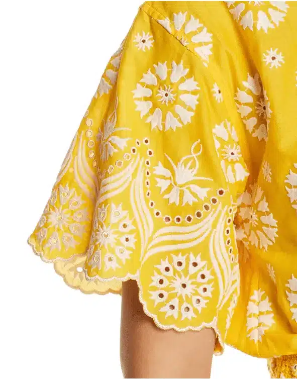 Tory Burch Embroidered Eyelet Dress
