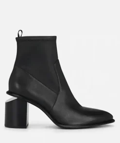 Alexander Wang Anna Stretch-Leather Ankle Boots