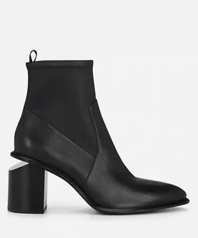 Alexander Wang Anna Stretch-Leather Ankle Boots