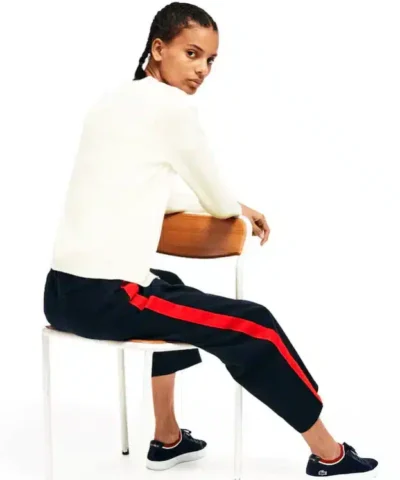 Lacoste LIVE Crew Neck Cotton Cardigan