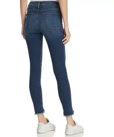 Frame Le High Skinny Triangle Hem Jeans in Sulham