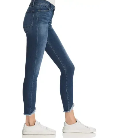 Frame Le High Skinny Triangle Hem Jeans in Sulham