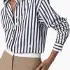 Toteme Capri Striped Cotton Shirt