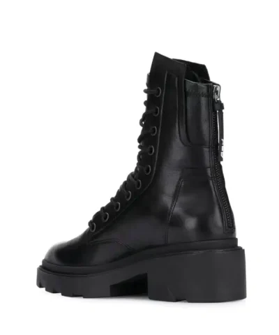 Ash Lace-Up Combat Boots
