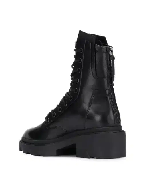 Ash Lace-Up Combat Boots