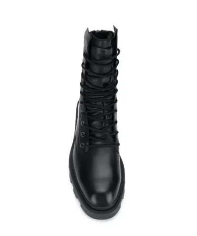 Ash Lace-Up Combat Boots