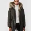 Mackage Men's Moritz fur-lined parka with removable silverfox fur trim