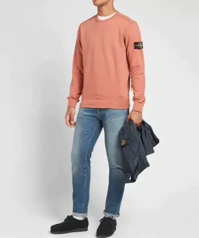 Stone Island Garment Dyed Crew Sweatshirts
