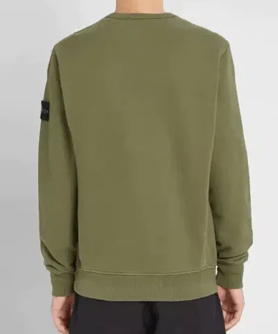 Stone Island Garment Dyed Crew Sweatshirts