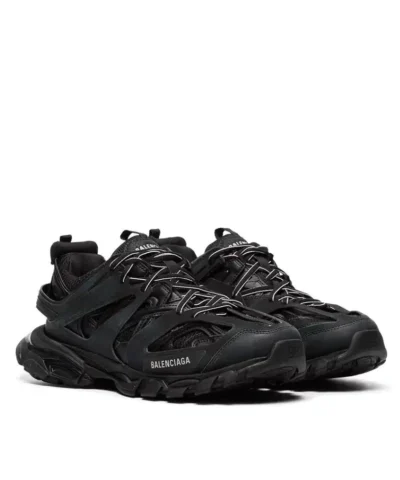 Balenciaga Men's Track Sneakers, Black