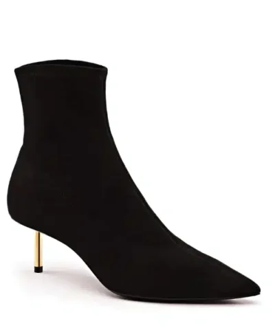 Stella Luna Black Cigarette Bootie