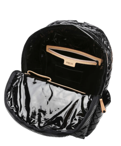 MZ Wallace Black Lacquer Metro Backpack