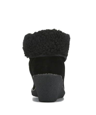 Khombu Womens Sienna Fold Over Waterproof Wedge Boots