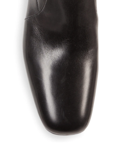 Prada Black Tall Stretch-leather Boots