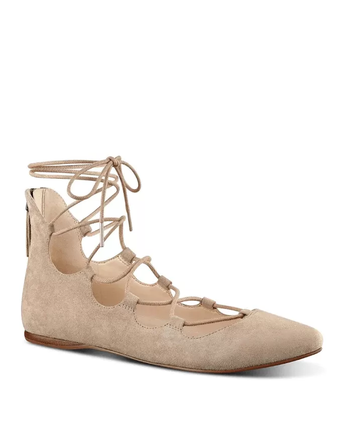 Sign Me Up Suede Lace-Up Flat