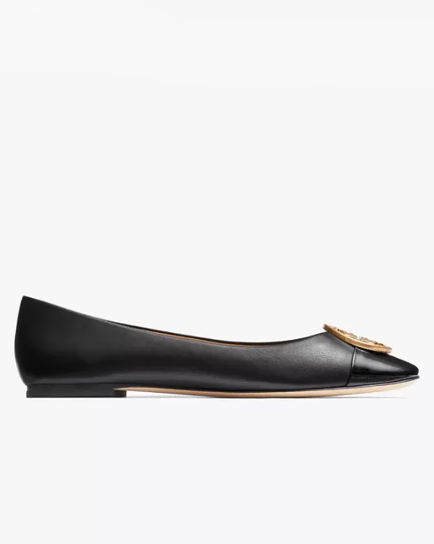 Tory Burch Chelsea Cap-Toe Ballet Flat