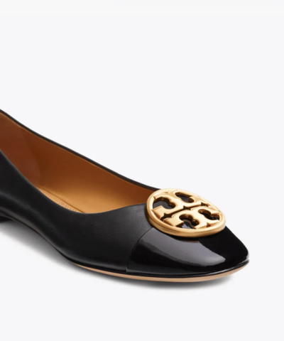 Tory Burch Chelsea Cap-Toe Ballet Flat