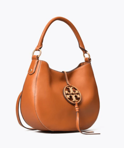 Tory Burch Miller Metal-Logo Mini Hobo