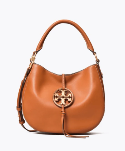 Tory Burch Miller Metal-Logo Mini Hobo