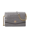 Tory Burch Robinson Embossed Mini Leather Shoulder Bag