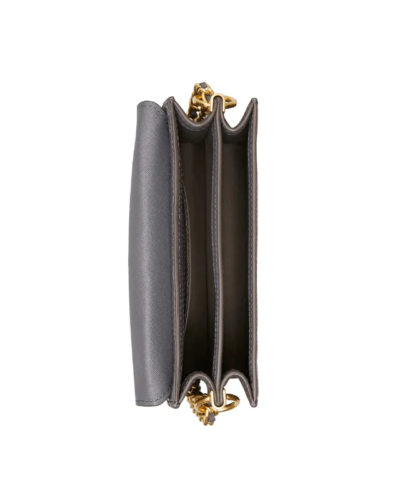 Tory Burch Robinson Embossed Mini Leather Shoulder Bag