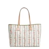 Tory Burch Floral Canvas Small Tote