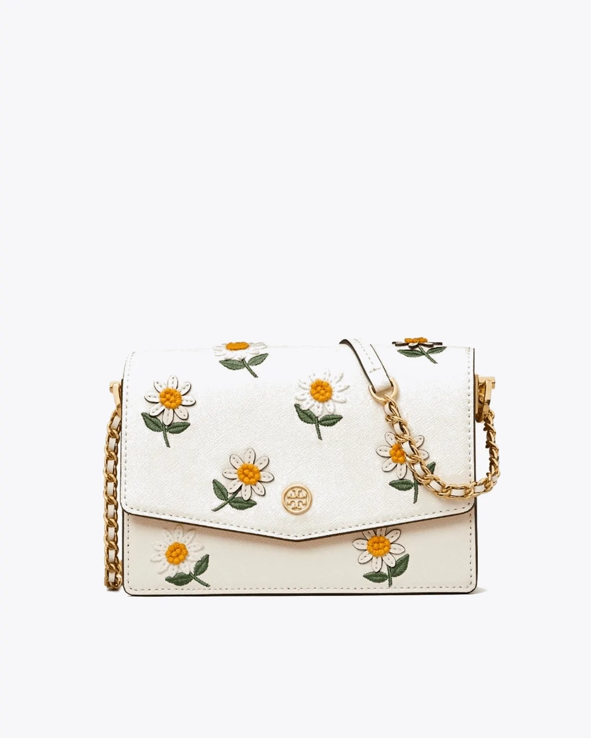Tory Burch Robinson Embroidered Shoulder Bag