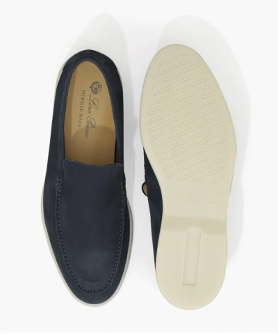 Loro Piana Summer Walk Suede Loafers