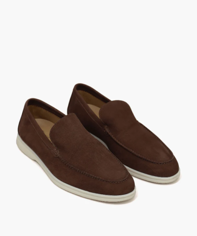 Loro Piana Summer Walk Suede Loafers