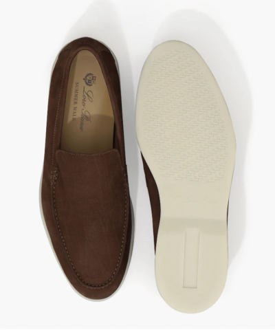 Loro Piana Summer Walk Suede Loafers