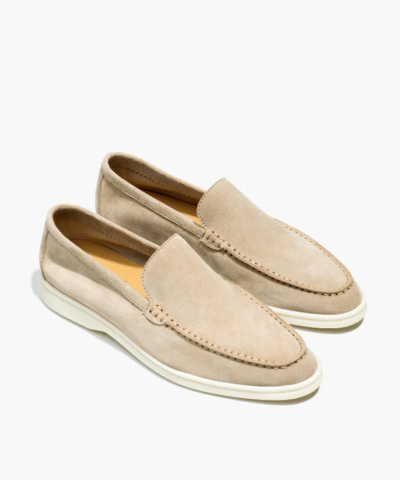 Loro Piana Summer Walk Suede Loafers