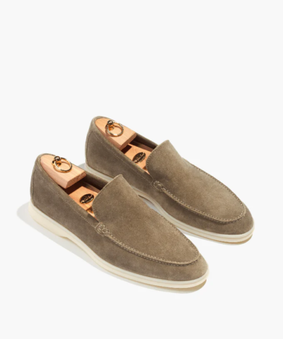 Loro Piana Summer Walk Suede Loafers